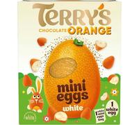 Primium Easter Chocolate Eggs Variety Flavours & Fillings - For Easter Best gift for Friends & Family (Terry's White Chocolate Orange Easter Egg And Mini Eggs 200G)