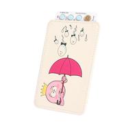 Primo Lines Cute Birth Control Case - 5 x 3.75 inch Birth Control Pill Case, Kawaii Pill Case, Birth Control Pill Case Holder, Birth Control Pill Holder & Organizer for Cards, Money, Medicines