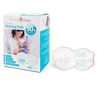 Primo Passi Disposable Nursing Pads for Women I Breast Pads Ultra Thin I 125 Count I Individually Wrapped I Leakproof I Contoured Fit I Natural Shape and Look I Soft & Breathable Material