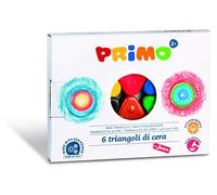 PRIMO Wax Crayons, Wax Strips, Wax Crayons, Wax Crayons, Wax Crayons, Wax Crayons, Extra Strong, 6 Colours 074TRI6