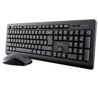 Primo Wireless Keyboard & Mouse Deskset, Black - 25436