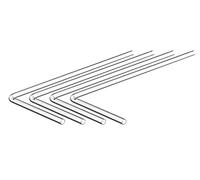 PrimoChill 90 Degree Pre- Bent 12mm ID x 16mm OD Rigid Acrylic/PMMA Tubing - 200mm x 500mm, Made with Premium Materials, Perfect Hardline for PC Watercooling- 4 Pack - Clear