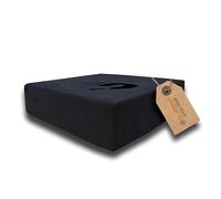 PrimoLiving orthopaedic memory foam seat cushion - 10 cm seat elevation - 40x40x10 cm stand-up aid - firm seat cushion