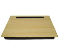 PrimoLiving P-15735 Lap Tray with Cushion and Tablet Holder Natural Beige