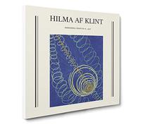 Primordial Chaos No.16 By Hilma Af Klint Canvas Print | Gallery Wrapped 30mm Frame Wall Art | 14x14 inches | Ready to Hang | Classic Picture | Living Room Bedroom Lounge Office