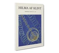 Primordial Chaos No.16 By Hilma Af Klint Canvas Print | Gallery Wrapped 30mm Frame Wall Art | 24x16 inches | Ready to Hang | Classic Picture | Living Room Bedroom Lounge Office