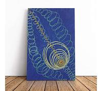 Primordial Chaos No.16 By Hilma Af Klint | Canvas Wall Art Print | Framed & Ready to Hang Picture | Modern Home Decor for Living Room, Bedroom, Kitchen or Office | 36x24 Inches