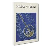 Primordial Chaos No.16 Hilma Af Klint Canvas Print | Gallery Wrapped 30mm Frame Wall Art | 30x20 inches | Ready to Hang | Contemporary Picture | Living Room Bedroom Lounge Office