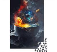 Primordial Universe Soup Jigsaw Puzzles Puzzles for Adults Kids. 1000 Pieces Whimsical Challenge Toy Educational Game Home Decoration for Adults& Kids Age 14 Years Up 1000pcs (75x50cm)