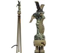 PRIMOS Hunting Trigger Stick Gen3 Shooting Stick, Adjustable Height, Quick-Detach Yoke, Durable and Lightweight, Ideal for Hunting, Shooting, and Photography