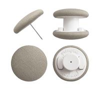 Primpins Duvet Clips - Classic Linen - 20 Colors Available - Double Sided Pin Fasteners - Prevents Comforter from Shifting in Cover (Set of 8, Taupe)