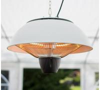 Primrose 1.5kW IP34 Infrared Hanging Patio Heater in White Primrose White