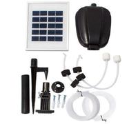 Primrose Solar Powered Pond Oxygenator Aerator 2 Stone Battery Backup 120LPH Primrose Multicolor