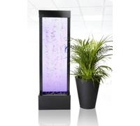 Primrose 122cm Acrylic Bubble Water Wall Cascade with LED Lights & Remote Control for Indoor & Outdoor