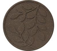 Primrose 2 Pack Reversible Stepping Stone Leaf Design 46cm in Brown Primrose Brown One Size