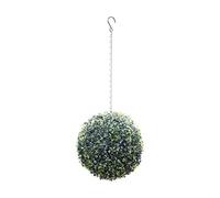 Primrose 28cm Solar Powered LED Artificial Topiary Ball 'The Little Buxus Ball' in Green Primrose Green