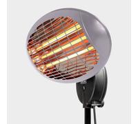 Primrose 2kW IPX4 Freestanding Electric Quartz Bulb Patio Heater w/ Remote - 3 Power Settings in Black Primrose Black