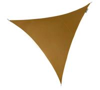 Primrose 2m Triangle Water Resistant Patio Sun Shade 96.5% UV Block Free Rope in Brown Primrose Brown