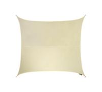 Primrose 3.6m Square Waterproof Patio Sun Shade Canopy 98% UV Block Free Rope in Off-White Primrose Off-White