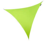 Primrose 3.6m Triangle Water Resistant Patio Sun Shade 96.5% UV Block Free Rope in Lime Primrose Lime