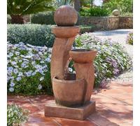Primrose 3 Tier 'Friendship fountain' Water Feature Cascade Stone Effect Primrose Stone