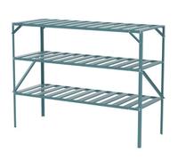 Primrose 3 Tier Traditional Garden Greenhouse Staging Green 126Cm