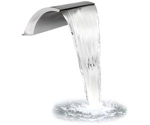 Primrose 30cm Stainless Steel Curved Arc Waterfall Blade Outdoor Cascade Bottom Supply