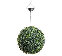 Primrose 38cm Artificial Solar LED Buxus Topiary Balls