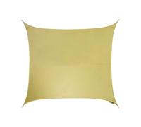 Primrose 3m Square Water Resistant Sun Shade Canopy 96.5% UV Block Free Rope in Beige Primrose Beige