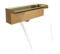 Primrose 45cm Copper Effect Stainless Steel Blade Water Feature Cascade