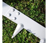 Primrose 5M Steel Modular Garden Lawn Border Path Edging Pieces With Locking Screws In Grey