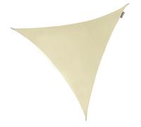 Primrose 5m Triangle Water Resistant Patio Sun Shade 96.5% UV Block Free Rope in Off-White Primrose Off-White