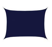 Primrose 5m x 4m Water Resistant Patio Sun Shade Sail 96.5% UV Block Free Rope in Blue Primrose Blue