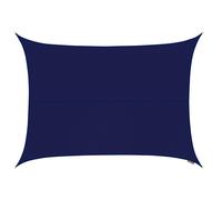 Primrose 5m x 4m Waterproof Patio Sun Shade Sail Canopy 98% UV Block Free Rope in Blue Primrose Blue