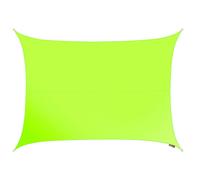 Primrose 5m x 4m Waterproof Patio Sun Shade Sail Canopy 98% UV Block Free Rope in Lime Primrose Lime