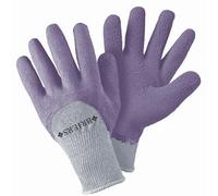 Primrose 6 Pairs Thermal Extra Grip Gardening Gloves Latex All Purpose Heather Small