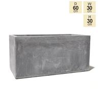 Primrose 60Cm Fibrecotta Medium Cement Trough Planter