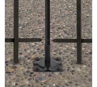 Primrose 6cm Surface Mount Bracket Galvanised Steel Panacea Fence System