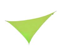 Primrose 6m x 4.2m Triangle Water Resistant Sun Shade 96.5% UV Block Free Rope in Lime Primrose Lime