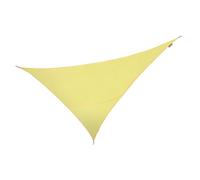 Primrose 6m x 4.2m Triangle Water Resistant Sun Shade 96.5% UV Block Free Rope in Off-White Primrose Off-White