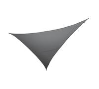 Primrose 6m x 4.2m Triangle Waterproof Sun Shade Canopy 98% UV Block Free Rope in Dark Grey Primrose Dark Grey