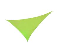 Primrose 6m x 4.2m Triangle Waterproof Sun Shade Canopy 98% UV Block Free Rope in Lime Primrose Lime