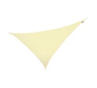 Primrose 6m x 4.2m Triangle Waterproof Sun Shade Canopy 98% UV Block Free Rope in Off-White Primrose Off-White