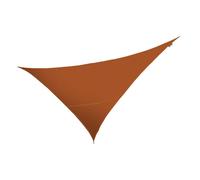 Primrose 6m x 4.2m Triangle Waterproof Sun Shade Canopy 98% UV Block Free Rope in Terracotta Primrose Terracotta