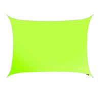 Primrose 6m x 5m Waterproof Patio Sun Shade Sail Canopy 98% UV Block Free Rope in Lime Primrose Lime
