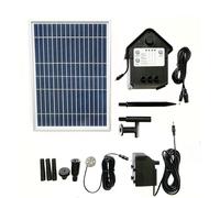 Primrose 800LPH Solar Powered Water Pump Kit with Lights in Black Primrose Black