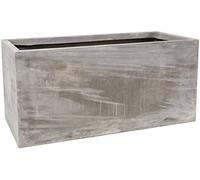 Primrose 80cm Terracotta Fibre Large Cement Trough Planter in Grey Primrose Grey