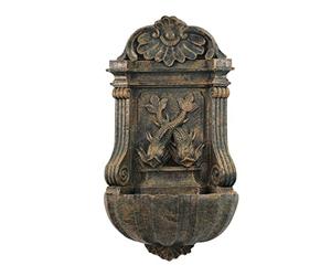 Primrose 86cm Classical Antique Wall Mounted Water Feature Fountain Verdi Aged Verdigris Fountain