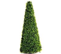 Primrose 90cm Topiary Obelisk Leaf Effect Green Buxus Indoor Outdoor Artificial Tree Decoration