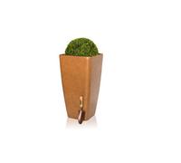 Primrose Aged Rust Flared Square Planter Plant Pot 76Cm